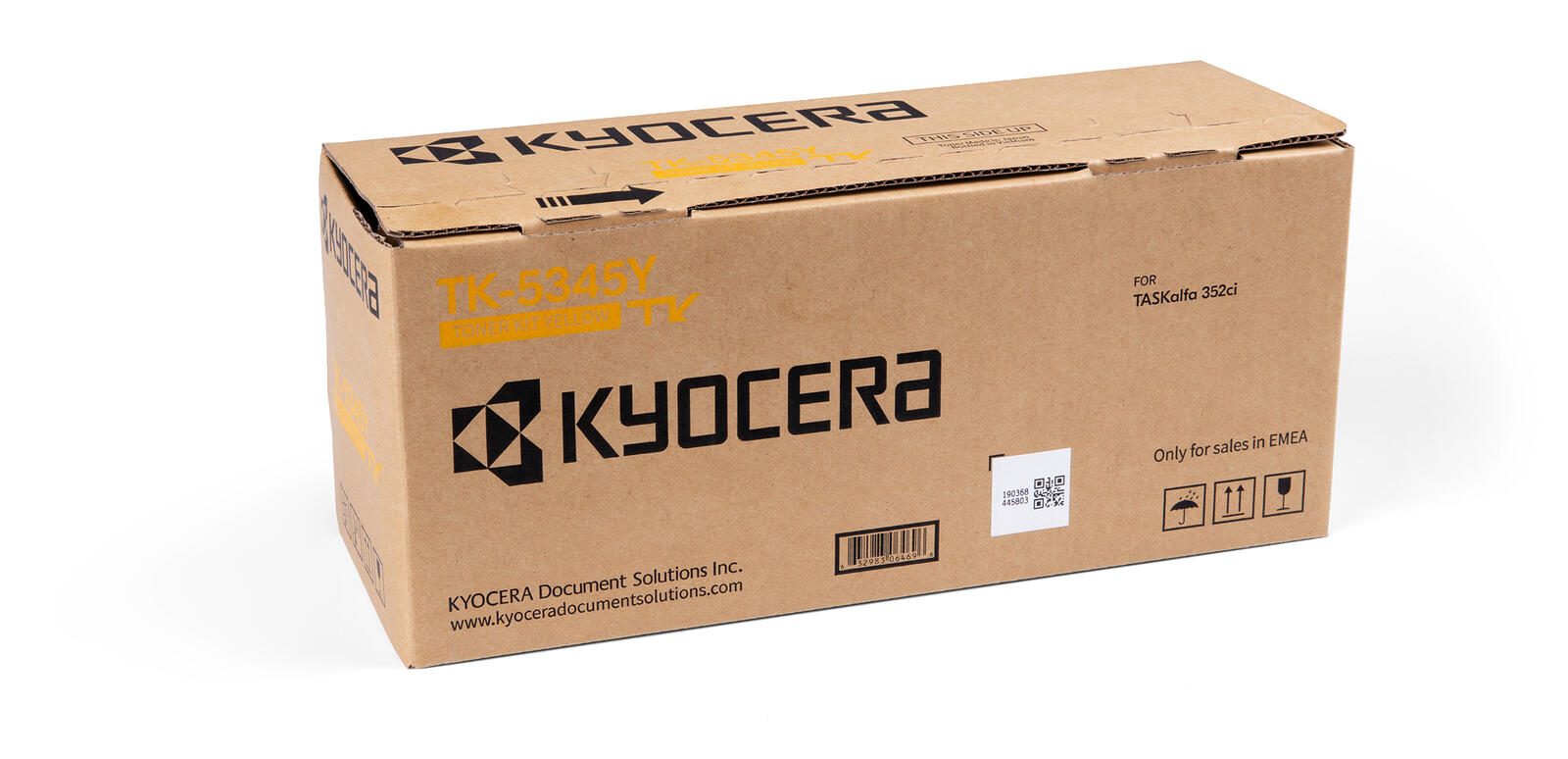 Cartouche de toner jaune Kyocera Original TK-5345Y - 9 000 pages (1T02ZLANL0)