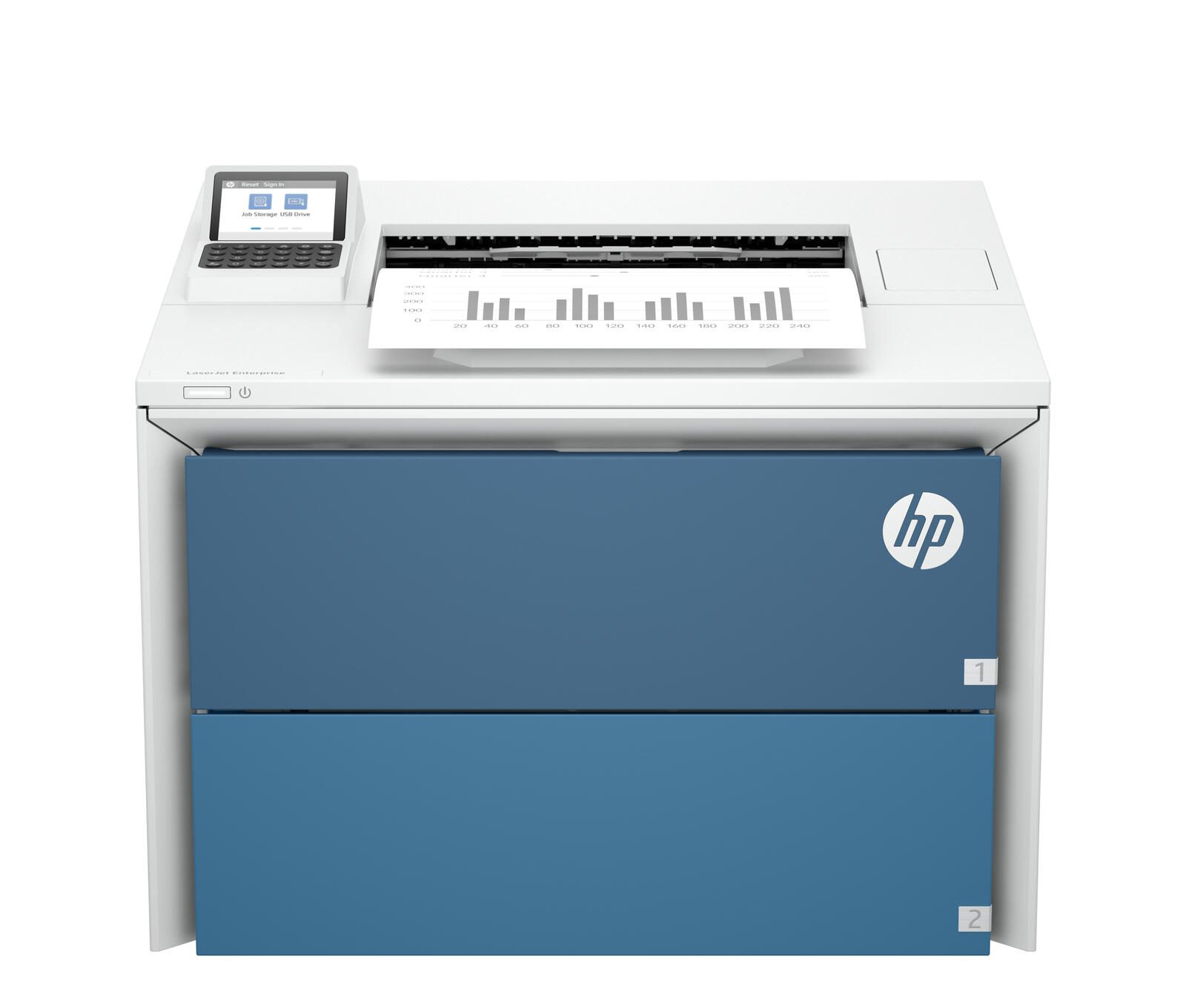 HP LaserJet Enterprise 5501dn, imprimante laser noir et blanc A4, recto-verso, USB, LAN