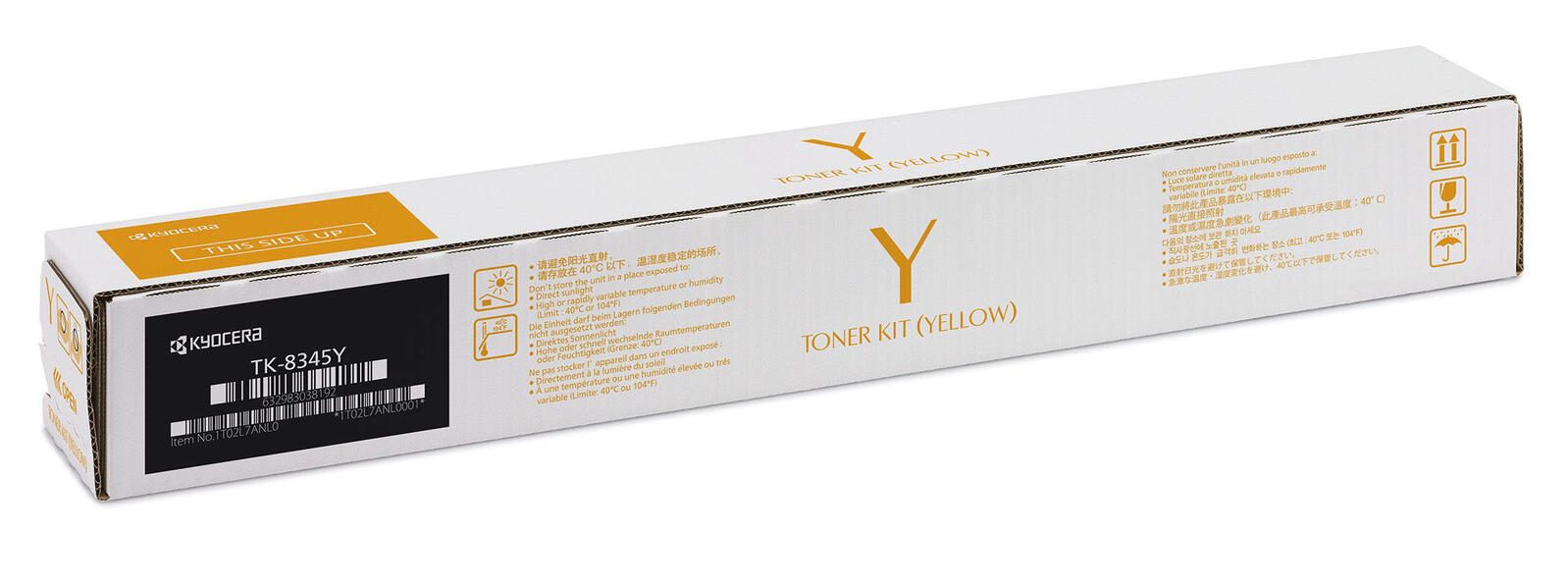 Toner Kyocera Original TK-8345Y - jaune (1T02L7ANL0)