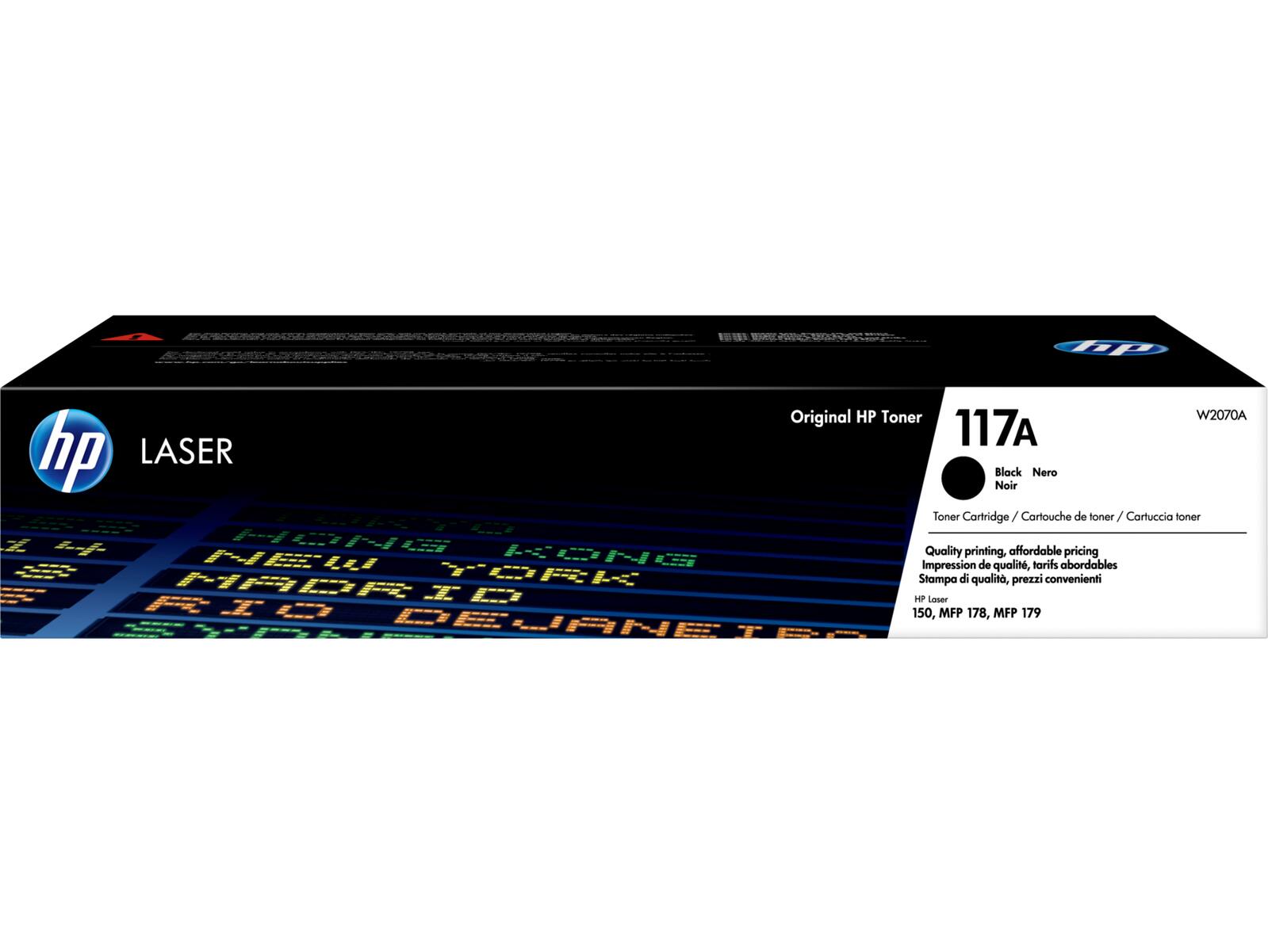 Toner HP Original 117A - Noir (W2070A)