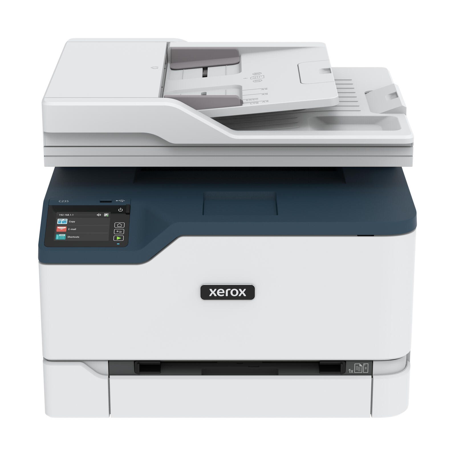 Xerox C235 Imprimante multifonction laser couleur A4, 4 en 1, imprimante, scanner, photocopieur, fax, recto-verso, LAN, Wi-Fi