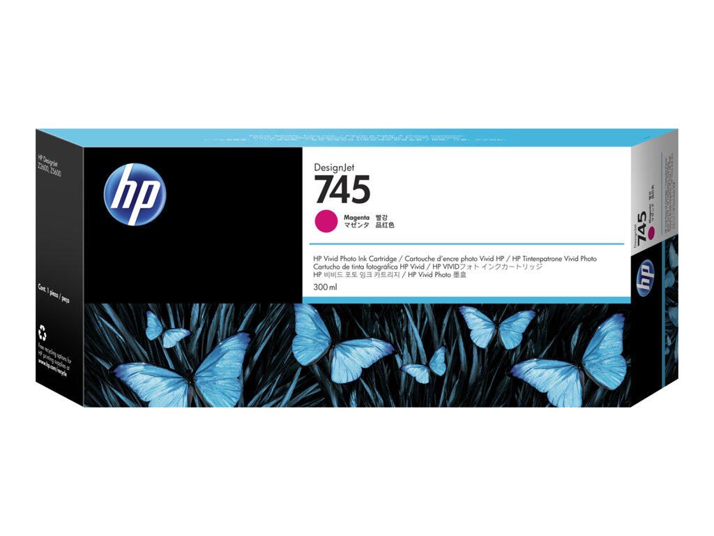 Cartouche HP Original 745 - magenta (F9K01A)