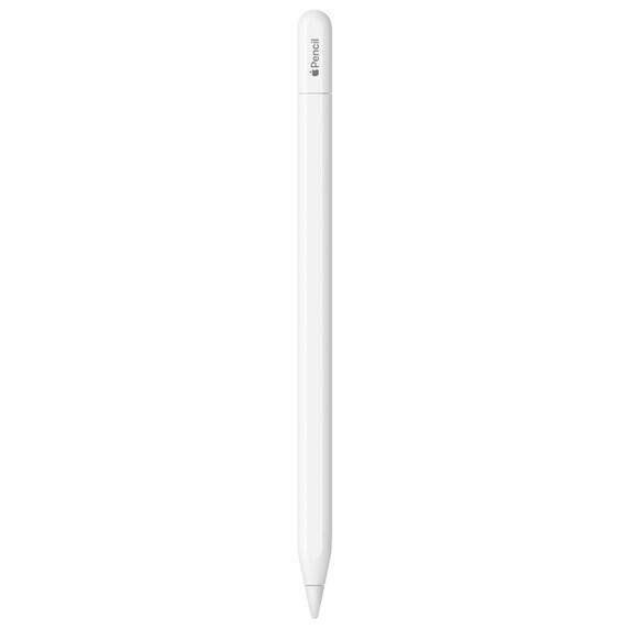 Apple Pencil USB-C, blanc (2023) pour iPad : (10ᵉ génération), 12,9" Pro (à partir de la 3ᵉ génération), 11" Pro (1ʳᵉ à 4ᵉ génération), Air (4ᵉ et 5ᵉ génération), mini (6ᵉ génération)