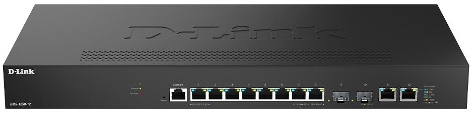 D-Link DMS-1250-12/E, Commutateur géré intelligent Multi-Gigabit 12 ports