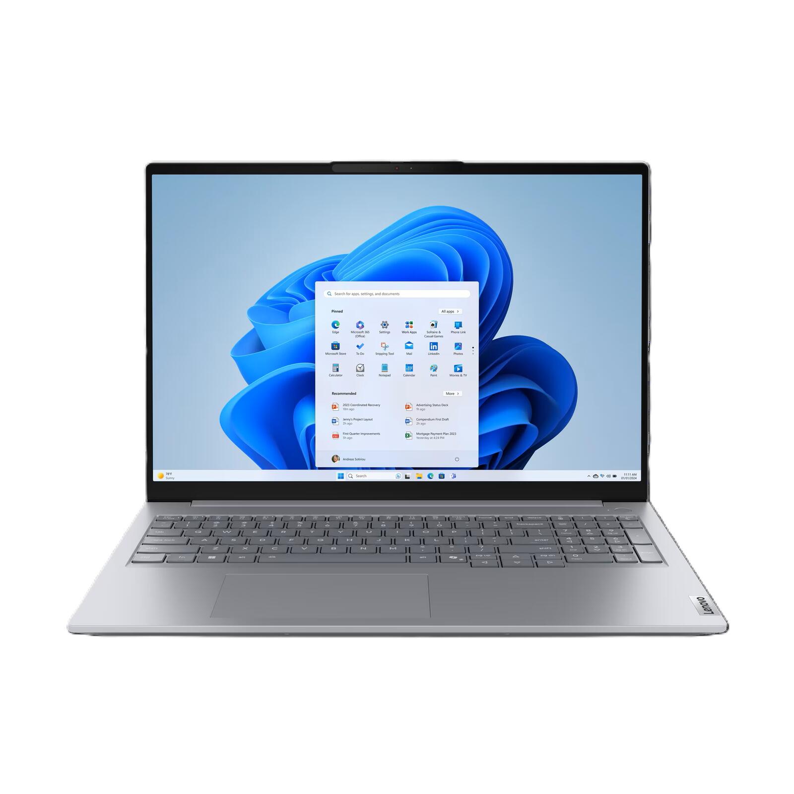 Lenovo ThinkBook 16 Gen 8 IAL Intel® Core™ Ultra 5 135H Notebook 40,6 cm (16") 16 Go RAM, 512 Go SSD, WUXGA, Win11 Pro