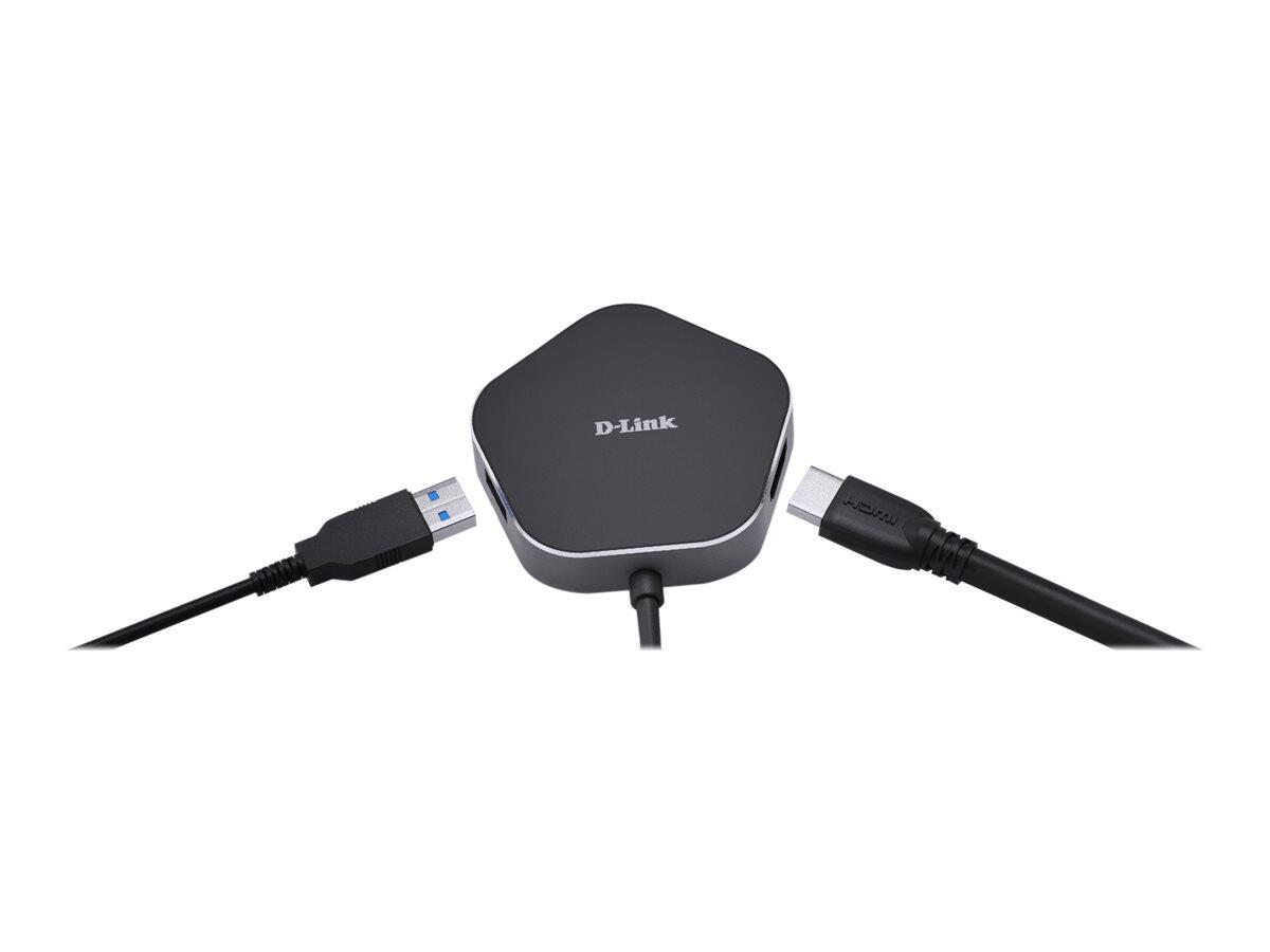 D-Link DUB-M420, Hub USB-C 4-en-1 avec station d'accueil HDMI/USB-C Thunderbolt 3