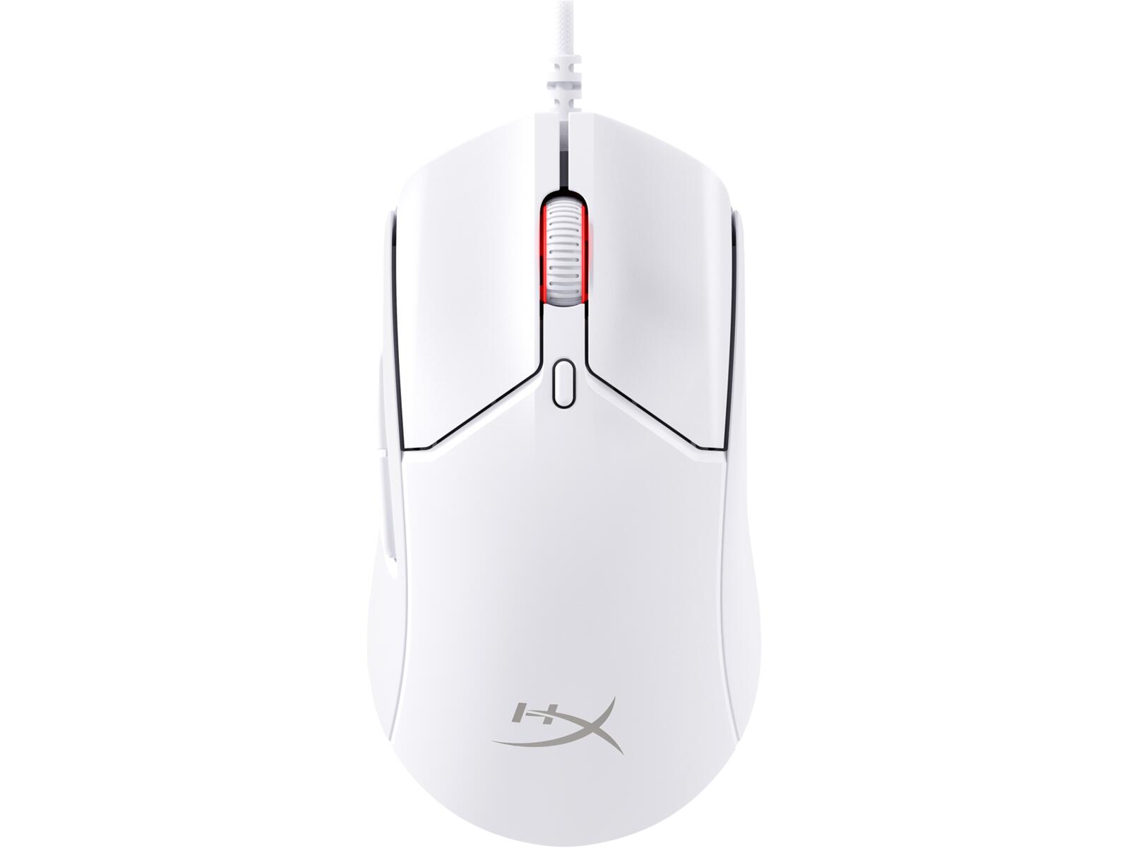 HyperX Pulsefire Haste 2 Souris gaming filaire, symétrique, jusqu'à 26000 dpi, blanc