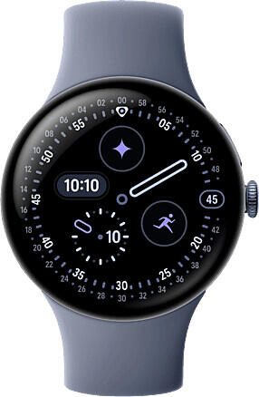 Google Pixel Watch 4 (LTE) Active Armband 45 mm, Pierre de lune
