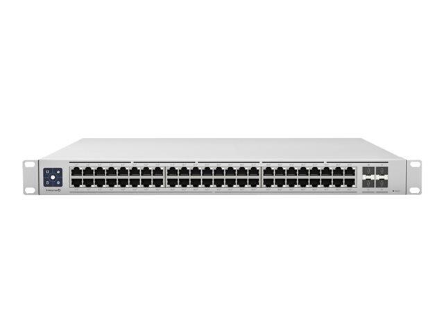 Ubiquiti UniFi Switch USW-Enterprise-48-PoE Switch L3 manageable 48x100/1000/2.5G (PoE+) + 4x1/10G SFP+ USW-ENTERPRISE-48-POE