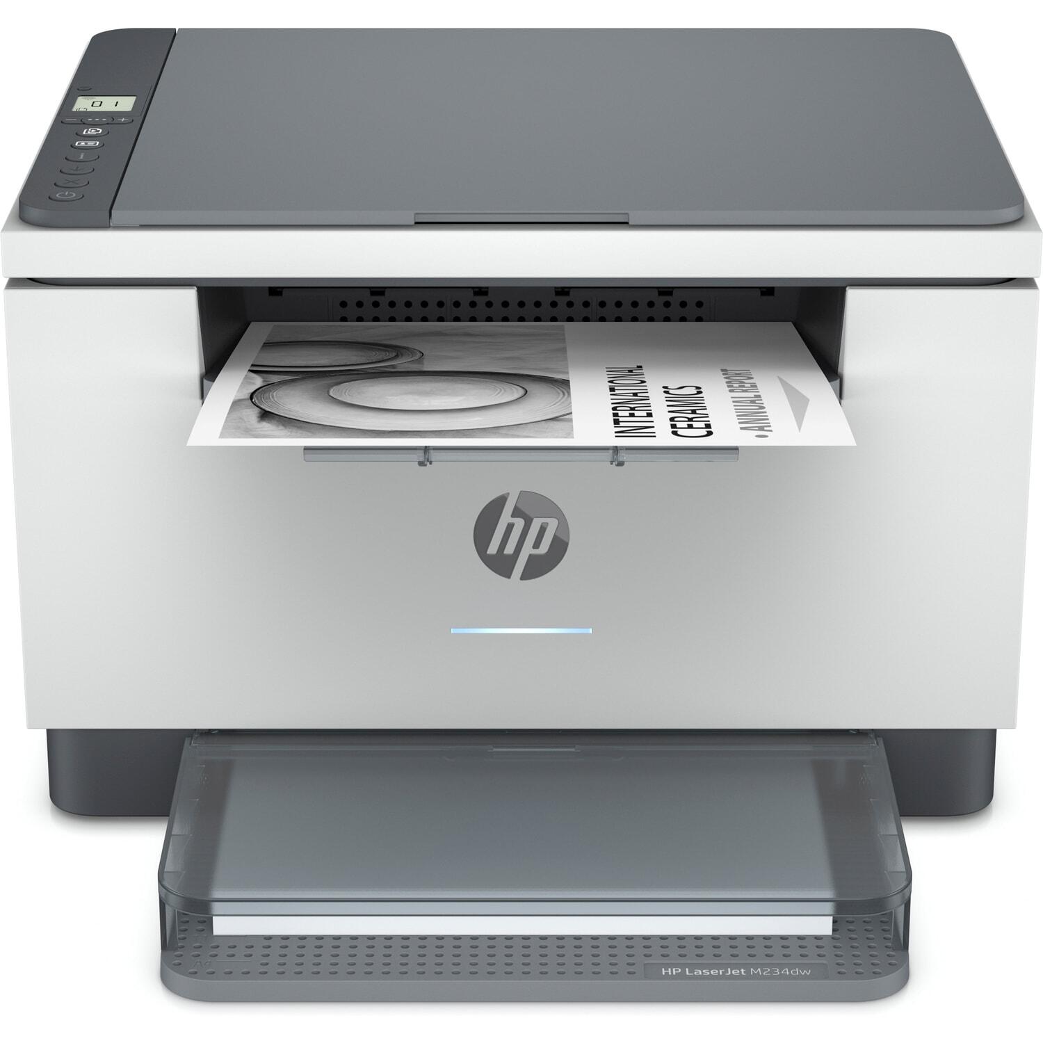 Imprimante multifonction laser HP LaserJet M234dw - A4, 3-en-1 (imprimante, scanner, photocopieur), Bluetooth, LAN, USB, Wi-Fi