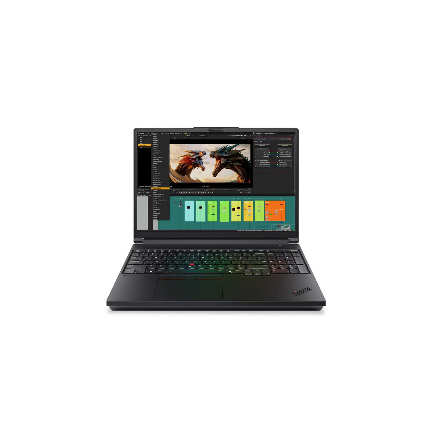 Lenovo ThinkPad P16 Gen 3 Intel® Core™ Ultra 7 255HX Mobile Workstation 40,6 cm (16") 32 Go RAM, 512 Go SSD, RTX PRO 2000 BW, WUXGA, Win11Pro