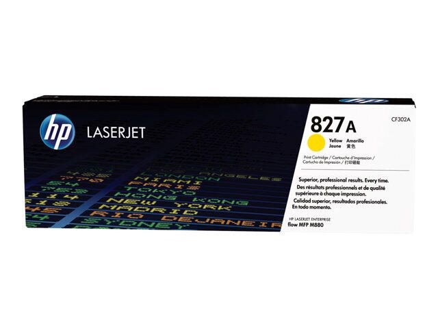 Cartouche de toner HP Original 827A Jaune 32 000 pages (CF302A)