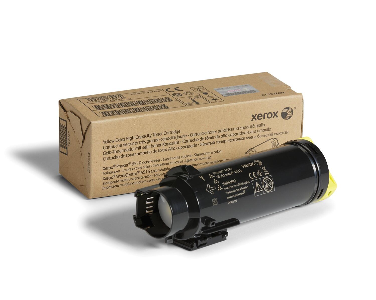 Toner Xerox Original jaune pour jusqu'à 4 300 pages (106R03692)