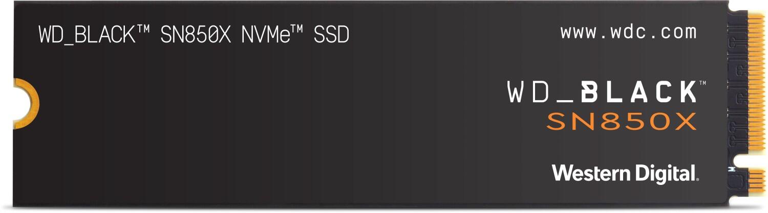 SSD NVMe WD_BLACK SN850X 2 To - interne, M.2 2280, sans dissipateur thermique, WDS200T2X0E